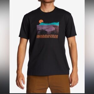 Billabong Adventure Division Men’s Black Alaska Wave Short Sleeve T-Shirt XXL